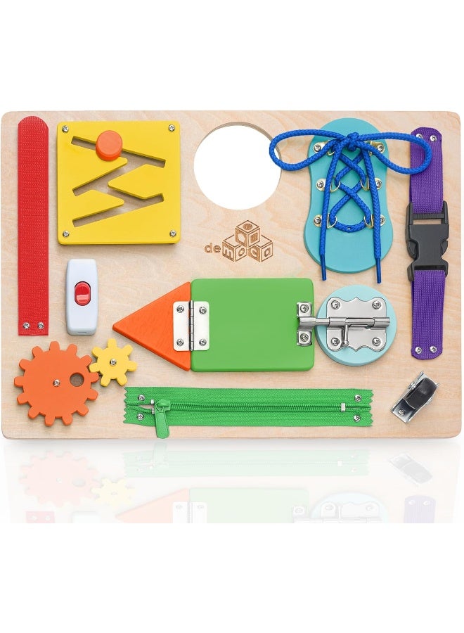 deMoca Montessori Busy Board for Toddlers - Image 1